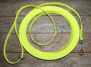 Neon Yellow Waterproof Tracking Recall Long Line