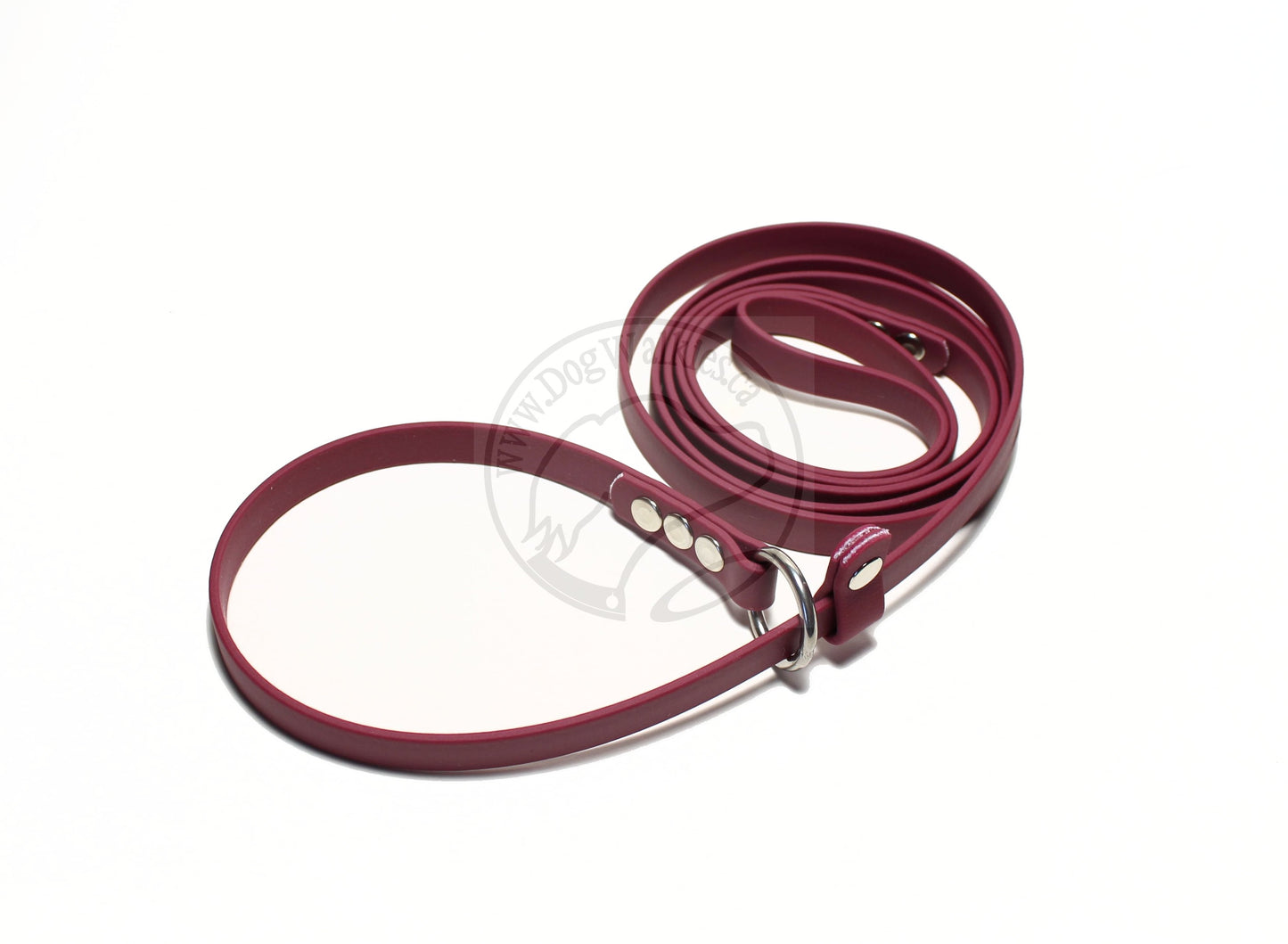 English Slip Lead - Stainless Steel or Solid Brass - Waterproof Leash in Genuine Biothane - 12mm (1/2") width