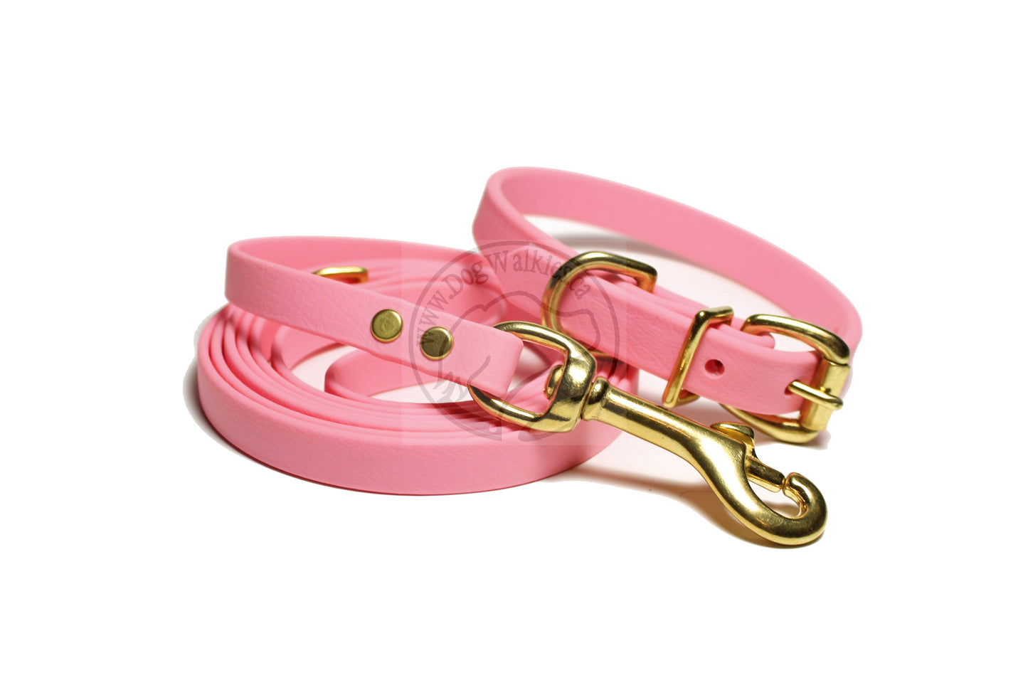 Bubblegum Pink Biothane Dog Collar - 5/8"(16mm) wide