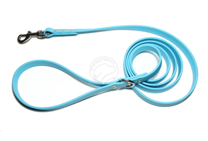 Frozen Blue Biothane Large Dog Leash