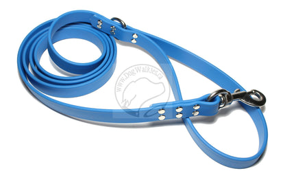 Caribbean Blue Biothane Large Dog Leash