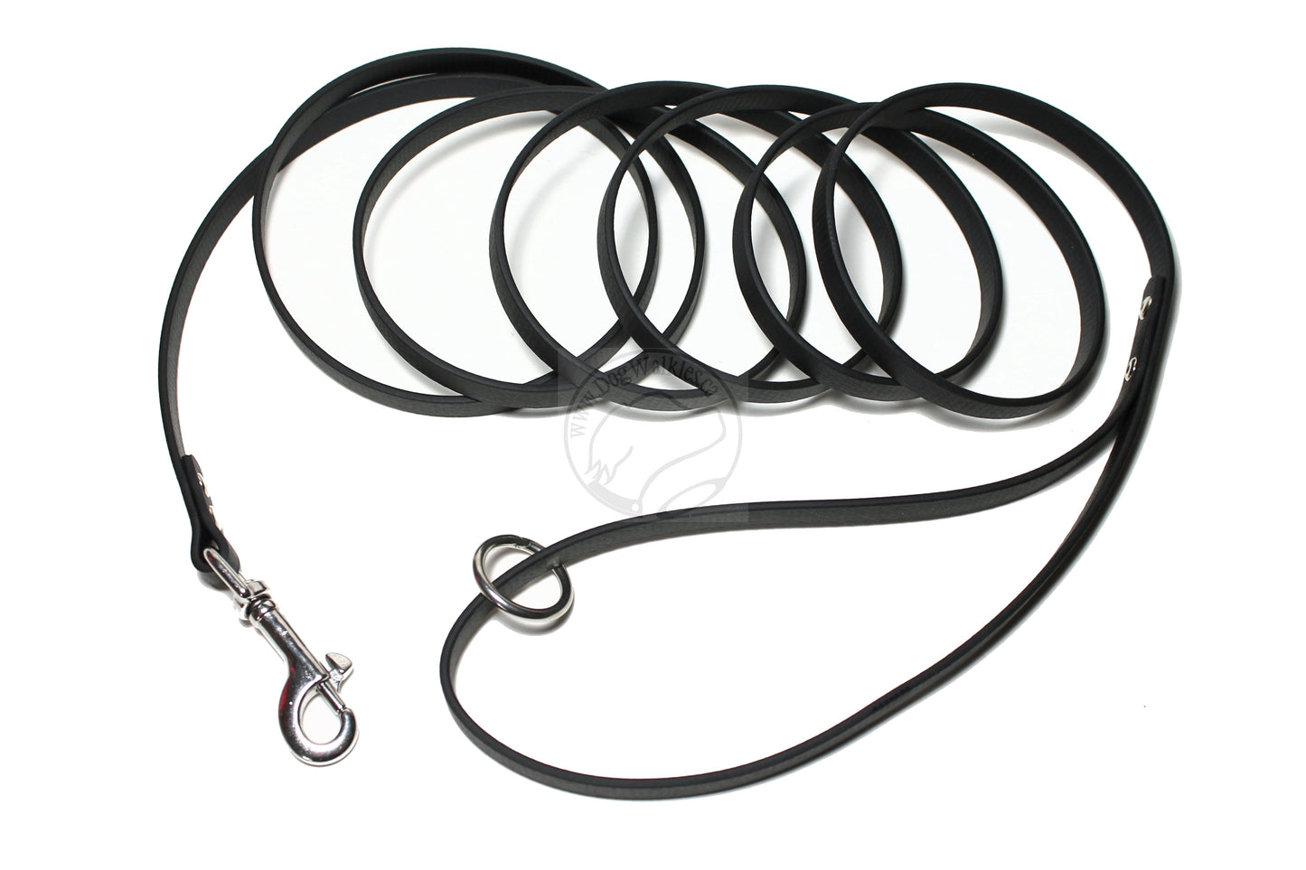 Lighter Weight Waterproof Tracking Recall Long Line - leash for smaller dog or cats - 3/8" (9mm) Biothane
