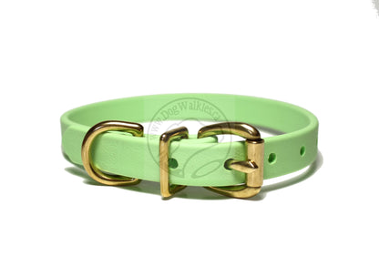 Discontinued- Limited Pastel Mint Green Biothane Dog Collar - 5/8"(16mm) wide