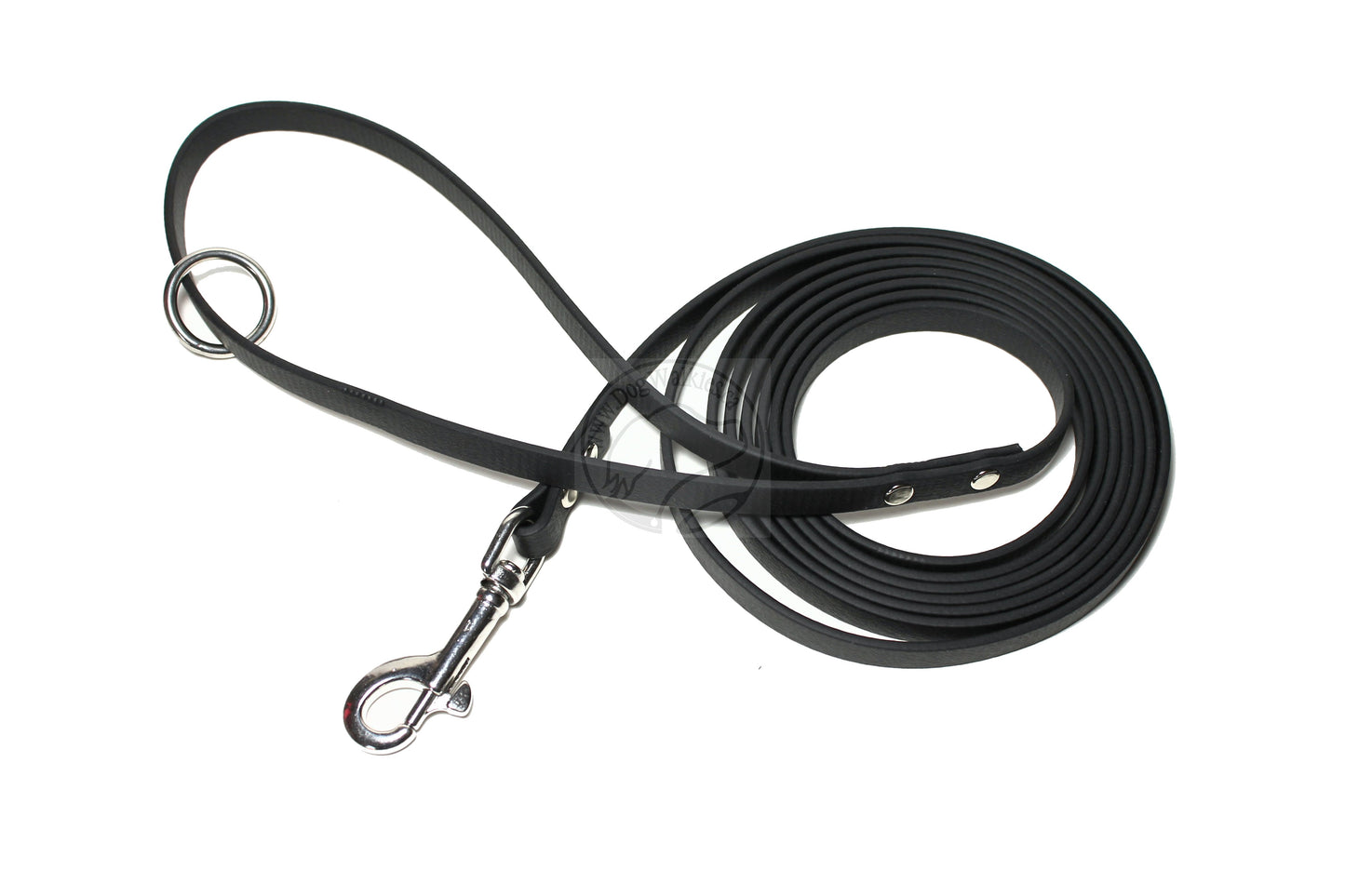 Lighter Weight Waterproof Tracking Recall Long Line - leash for smaller dog or cats - 3/8" (9mm) Biothane