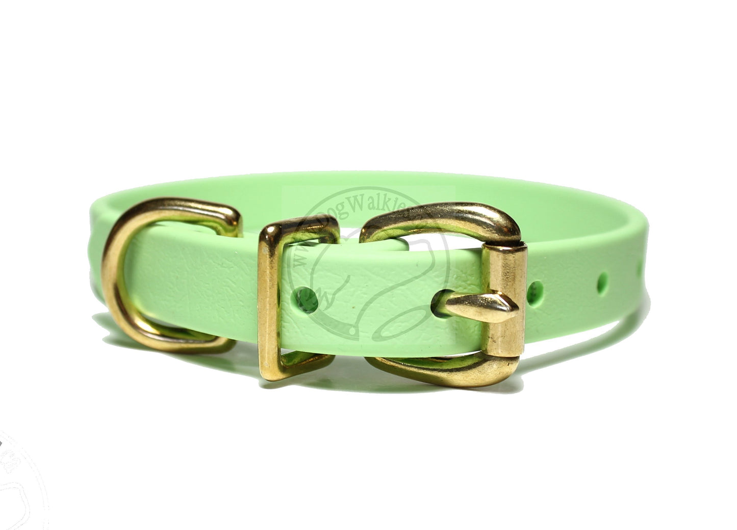 Discontinued- Limited Pastel Mint Green Biothane Dog Collar - 5/8"(16mm) wide
