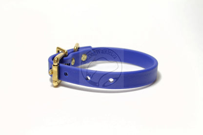 Royal Blue Biothane Dog Collar - 5/8"(16mm) wide