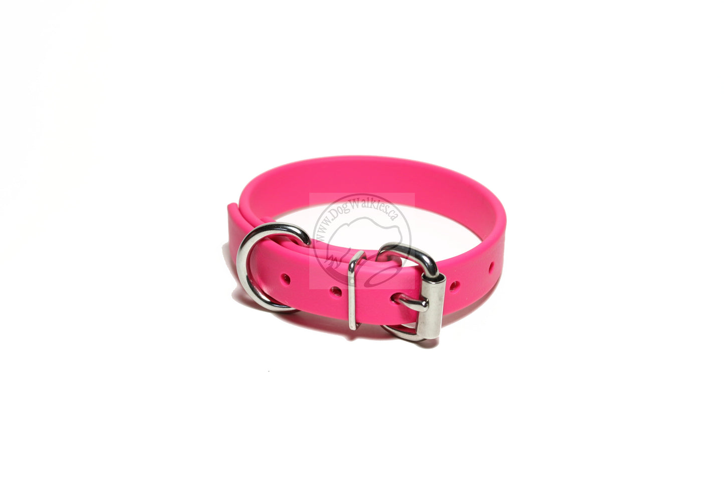 Medium Dog Collar in Genuine Biothane - 20mm (3/4") width - 40 colours