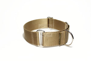 Wide Martingale Dog Collar 1.5" (38mm); Simple - Elegant - Strong