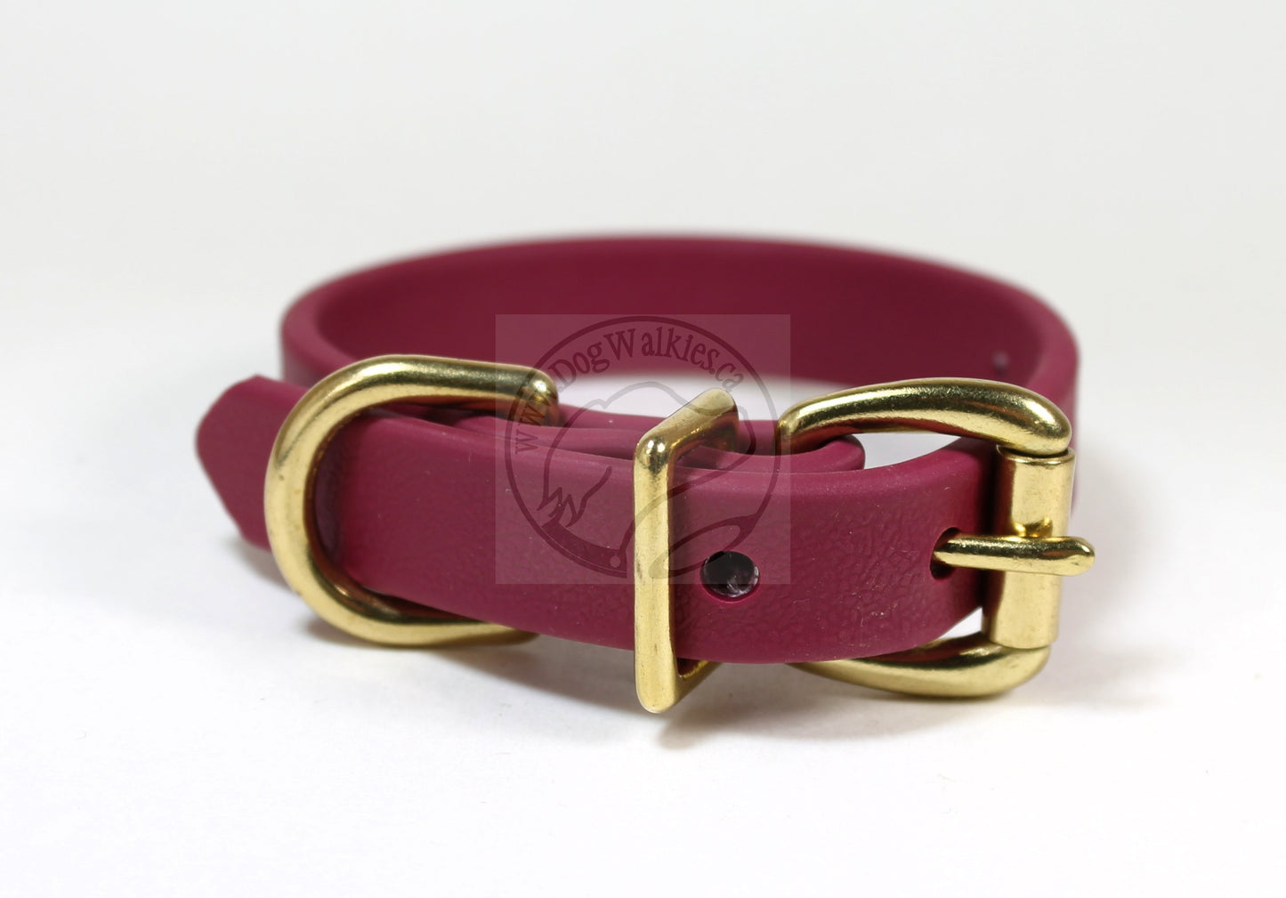 Wine Merlot Biothane Dog Collar - 5/8"(16mm) wide