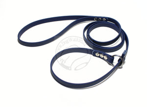 English Slip Lead - Stainless Steel or Solid Brass - Waterproof Leash in Genuine Biothane - 12mm (1/2") width