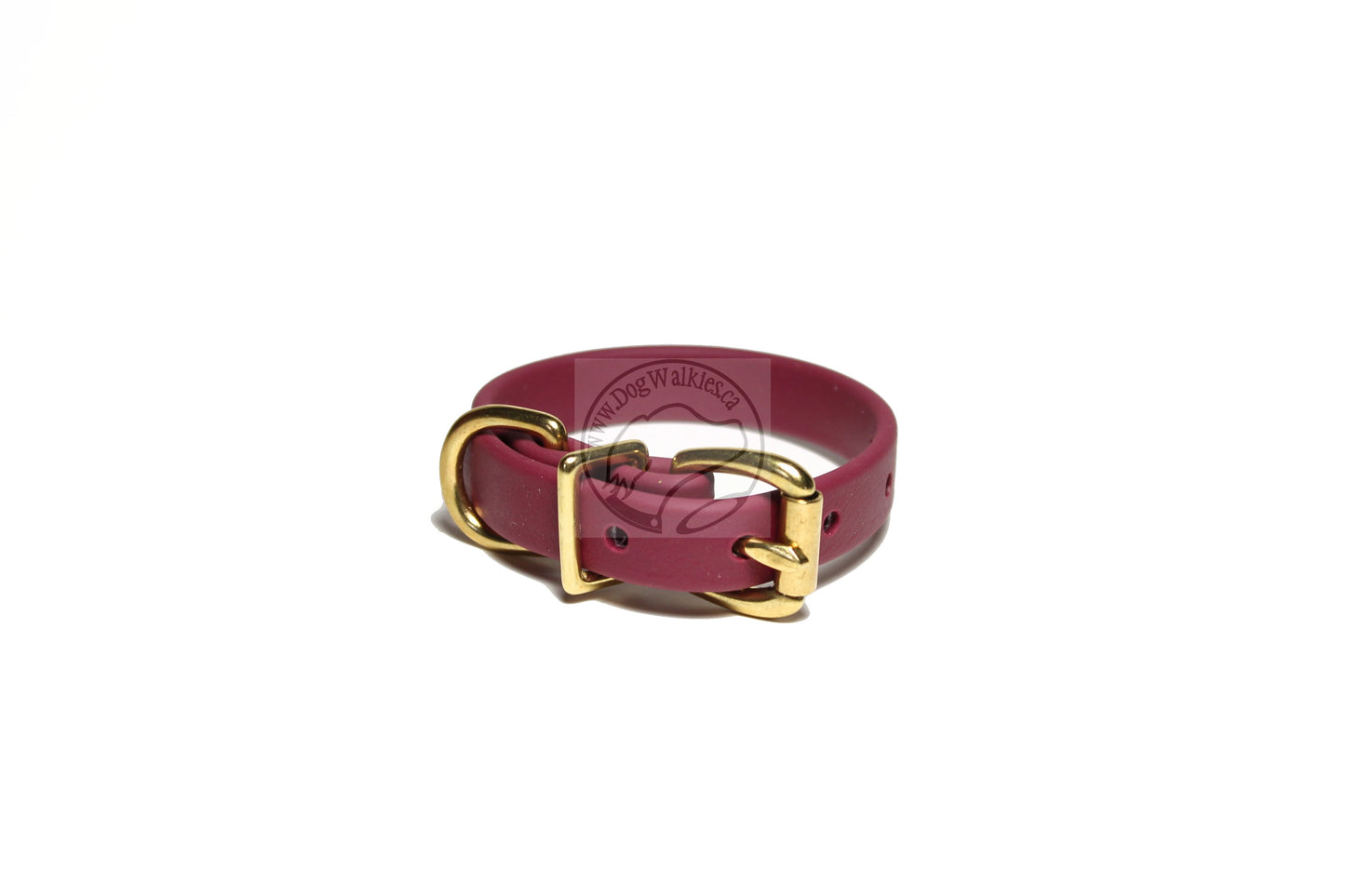Wine Merlot Biothane Dog Collar - 5/8"(16mm) wide