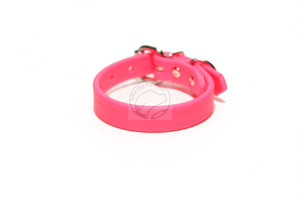 Neon Pink Biothane Dog Collar - 5/8"(16mm) wide