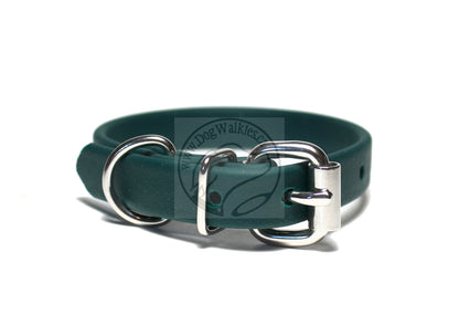 Pine Green Biothane Dog Collar - 5/8"(16mm) wide