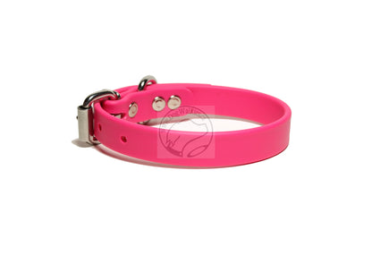 Fuchsia Pink Biothane Dog Collar - 3/4" (20mm) wide