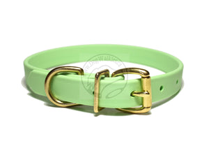 Discontinued- Limited Pastel Mint Green Biothane Dog Collar - 3/4" (20mm) wide