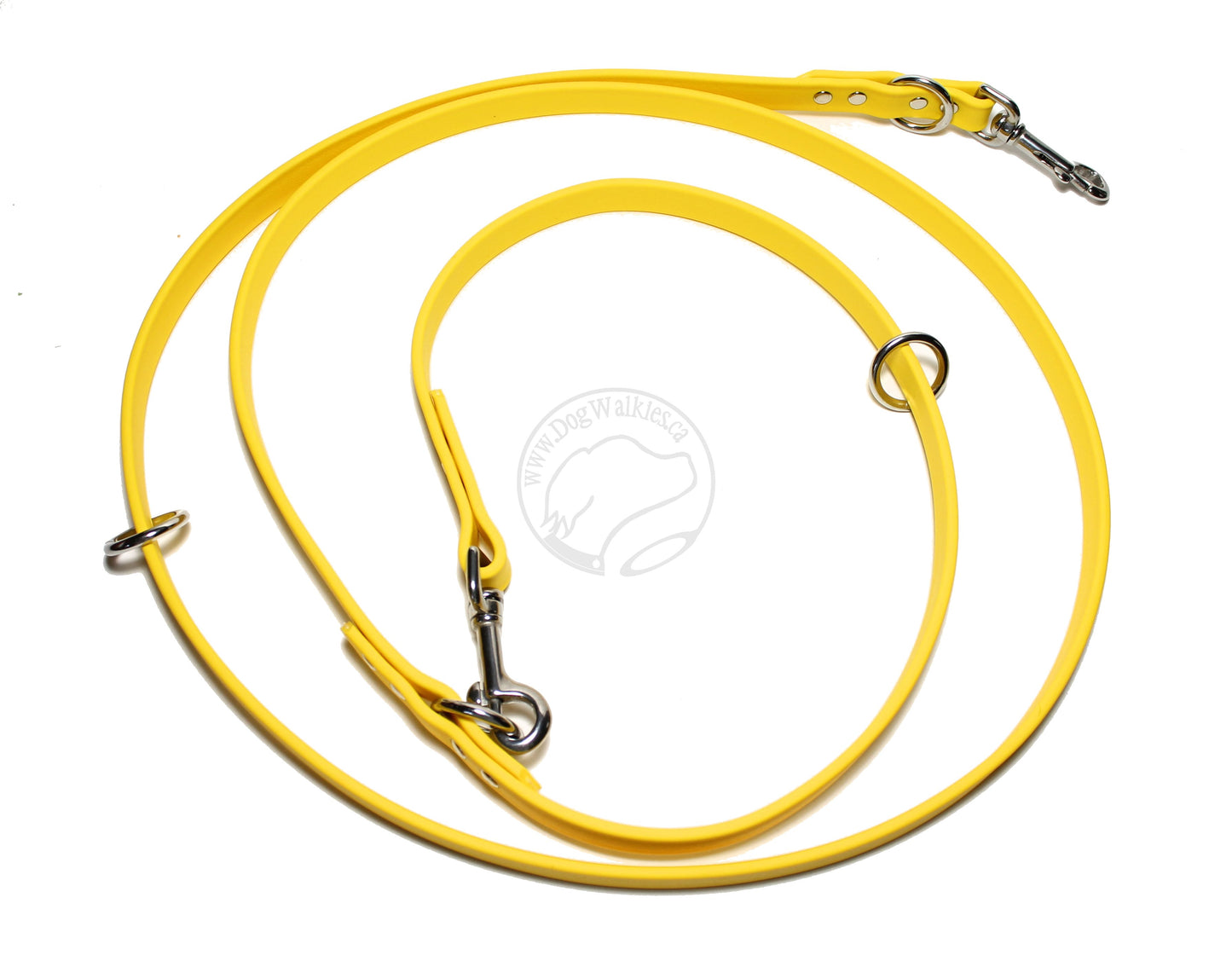 Convertible Waterproof Leash in Genuine Biothane - 16mm (5/8") width - 39 colours