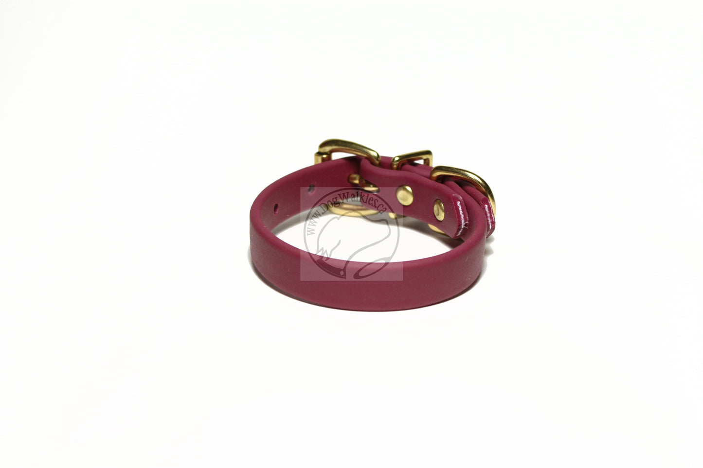 Wine Merlot Biothane Dog Collar - 5/8"(16mm) wide
