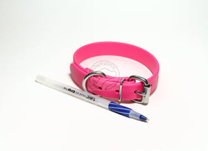 Fuchsia Pink Biothane Dog Collar - 3/4" (20mm) wide
