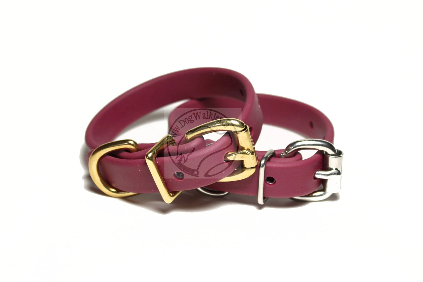 Wine Merlot Biothane Dog Collar - 5/8"(16mm) wide