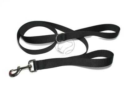 Nylon Two Handle Dog Leash; Simple - Elegant - Strong; Traffic Leash 25mm/1" wide