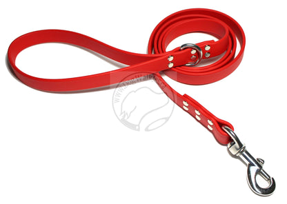 Poppy Red Biothane Large Dog Leash