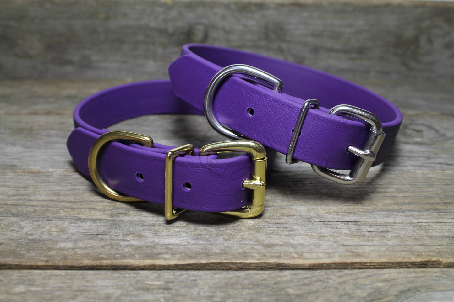 Royal Purple Biothane Dog Collar - 1 inch (25mm) wide