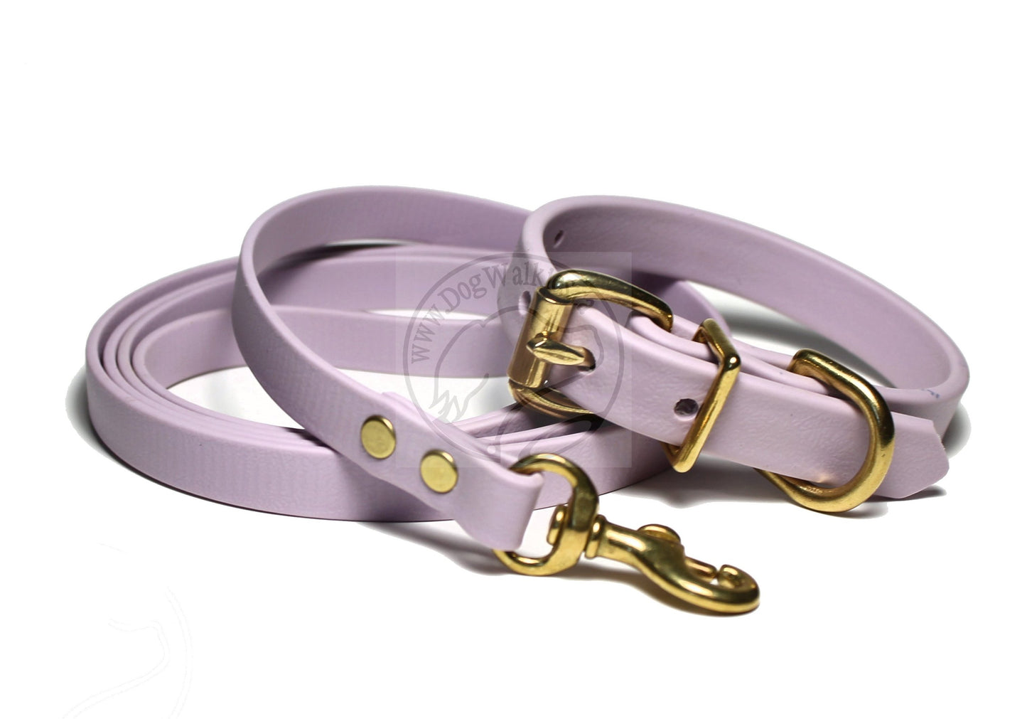 Lavender Purple Pastel Biothane Dog Collar - 5/8"(16mm) wide