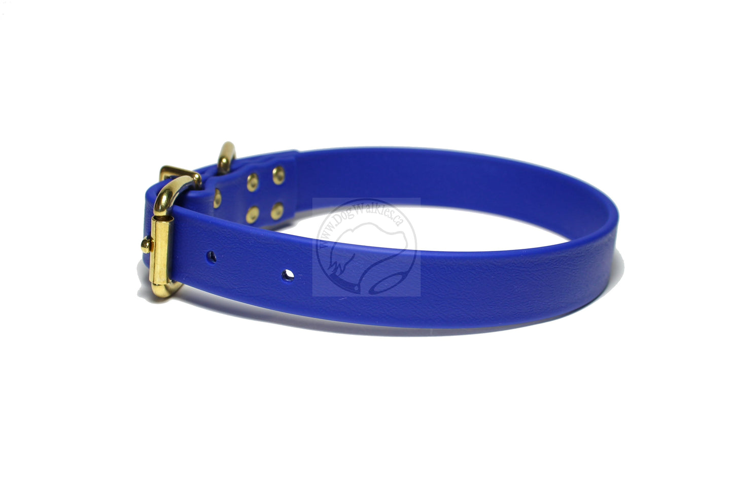Royal Blue Biothane Dog Collar - 1 inch (25mm) wide