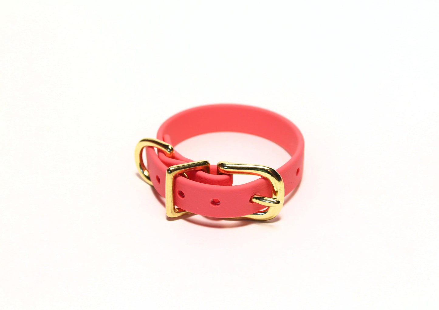 Cat Collar Non-Breakaway Biothane Collar - 1/2" (12mm) wide - all 39 colours