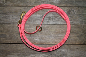 Peach Coral Waterproof Tracking Recall Long Line