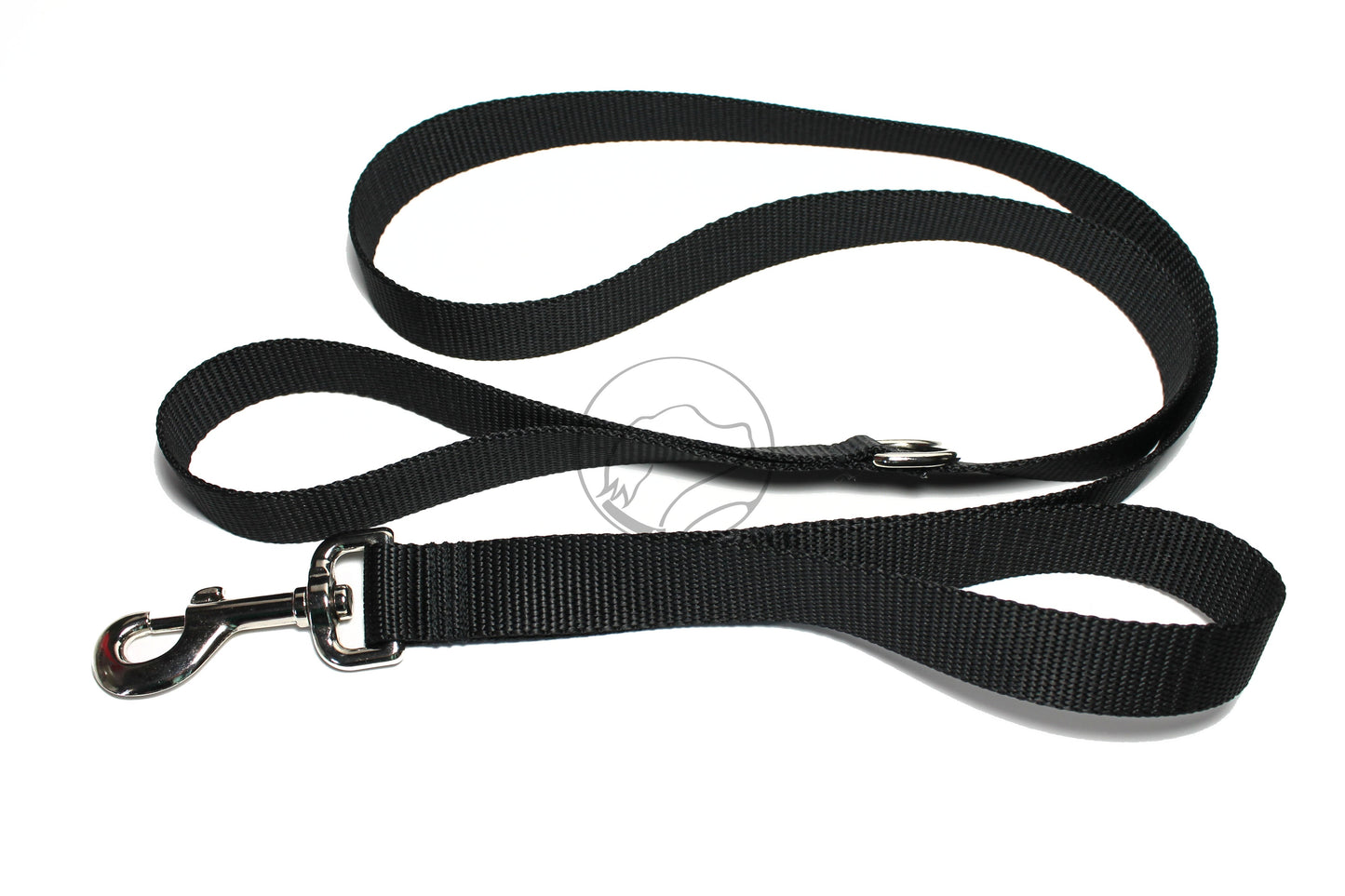 Nylon Two Handle Dog Leash; Simple - Elegant - Strong; Traffic Leash 25mm/1" wide