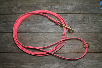 Peach Coral Waterproof Tracking Recall Long Line