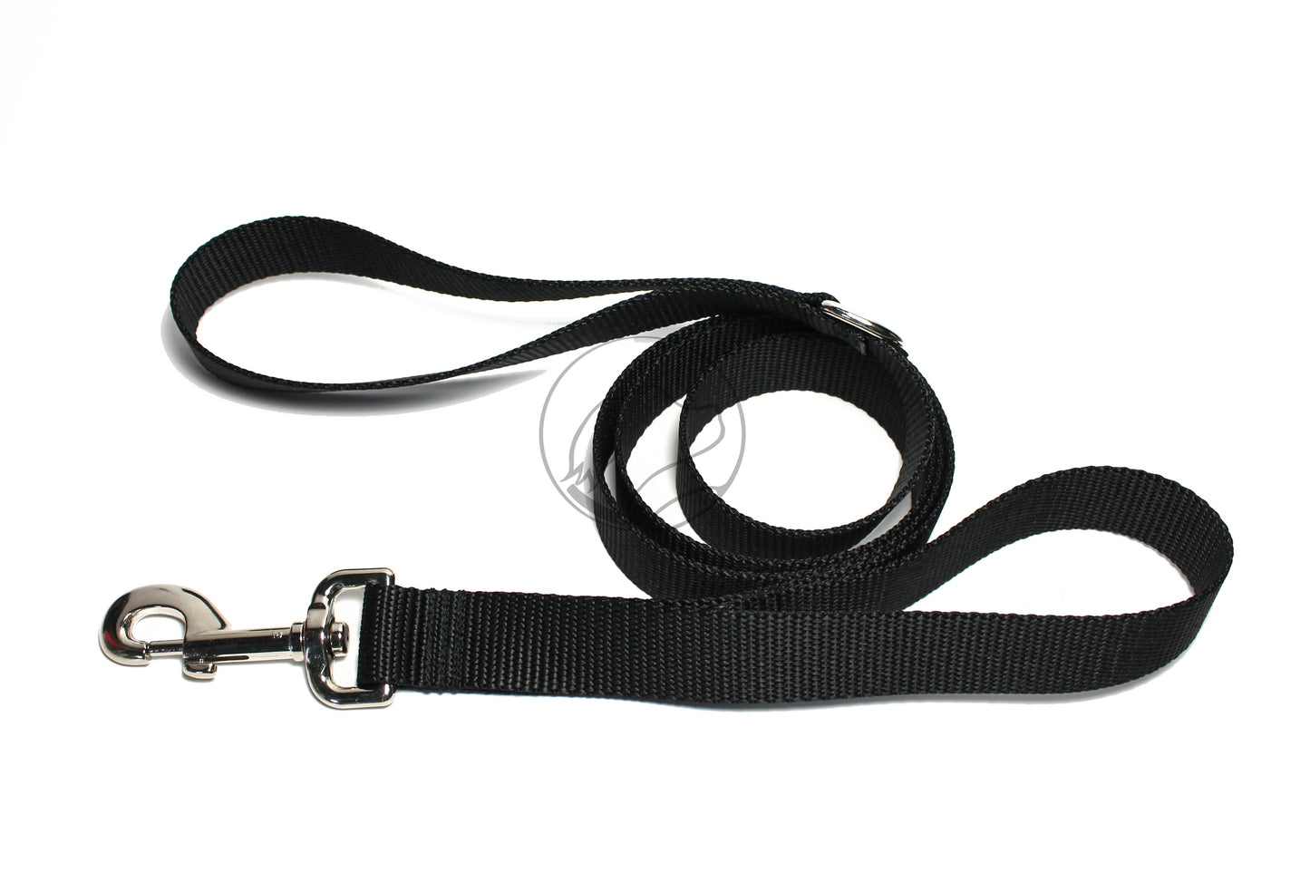 Nylon Two Handle Dog Leash; Simple - Elegant - Strong; Traffic Leash 25mm/1" wide