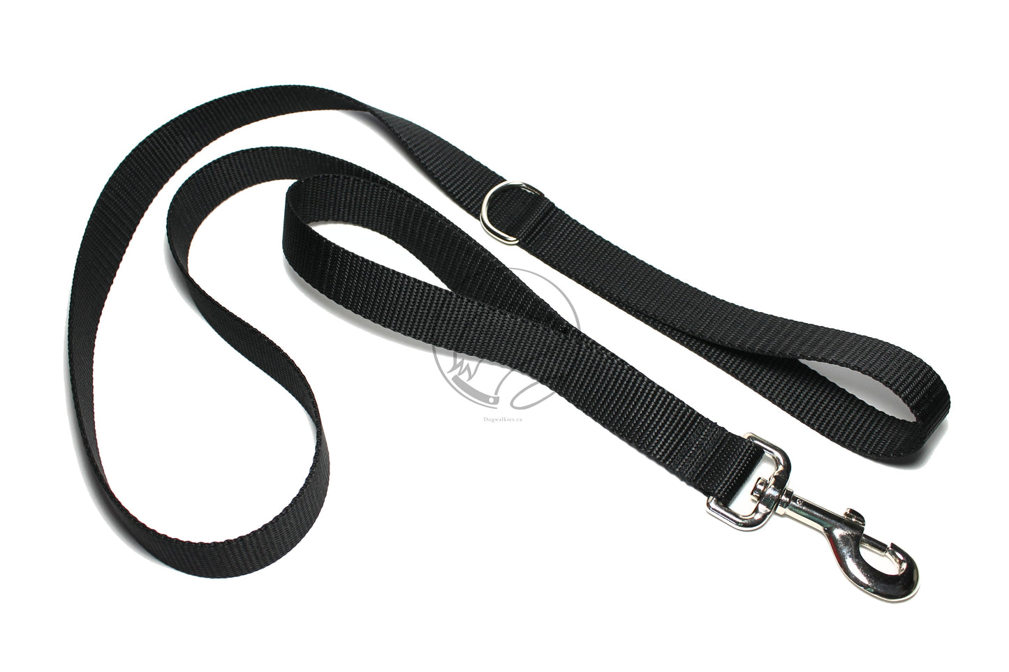 Nylon Two Handle Dog Leash; Simple - Elegant - Strong; Traffic Leash 25mm/1" wide