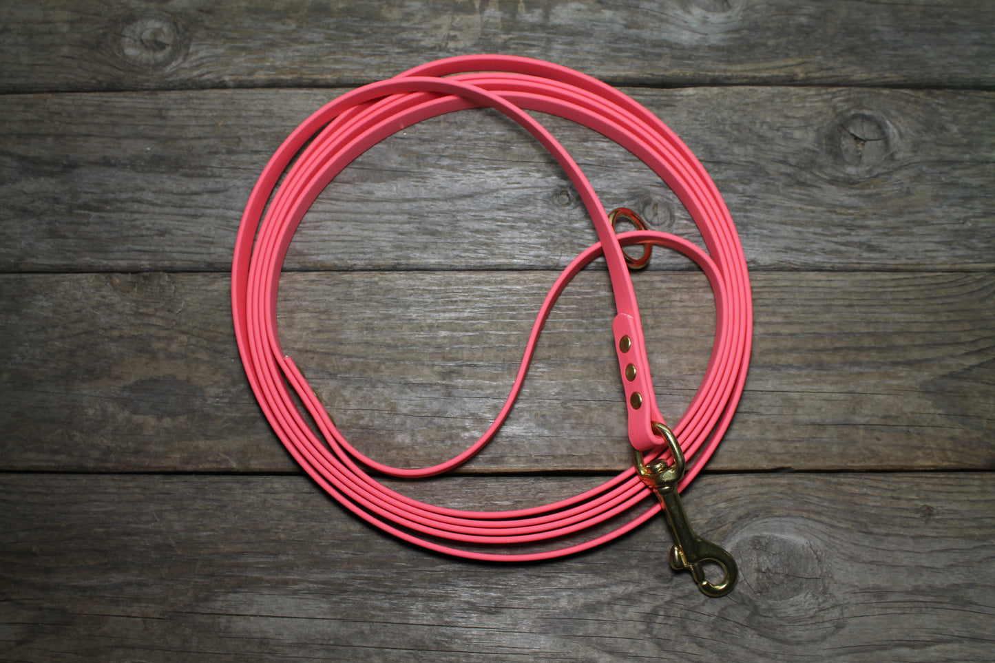 Peach Coral Waterproof Tracking Recall Long Line