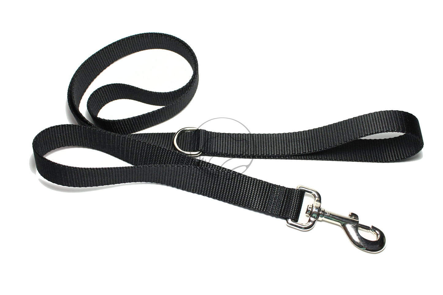 Nylon Two Handle Dog Leash; Simple - Elegant - Strong; Traffic Leash 25mm/1" wide
