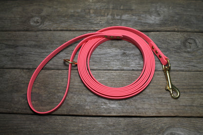 Peach Coral Waterproof Tracking Recall Long Line