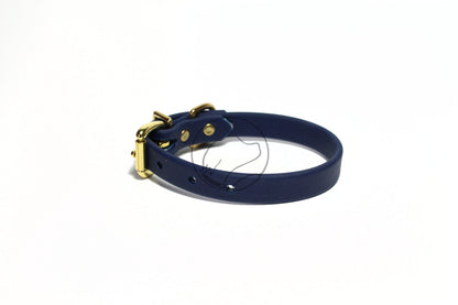 Navy Blue Biothane Dog Collar - 5/8"(16mm) wide