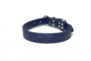 Navy Blue Biothane Dog Collar - 1 inch (25mm) wide