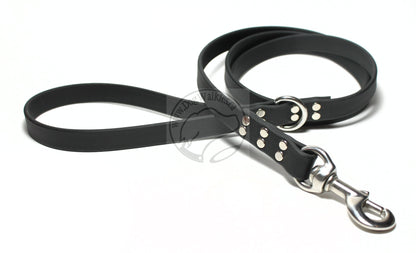 Jet Black Biothane Large Dog Leash