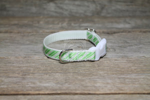 Winter Collar in Stripes or Argyle- nylon dog collar