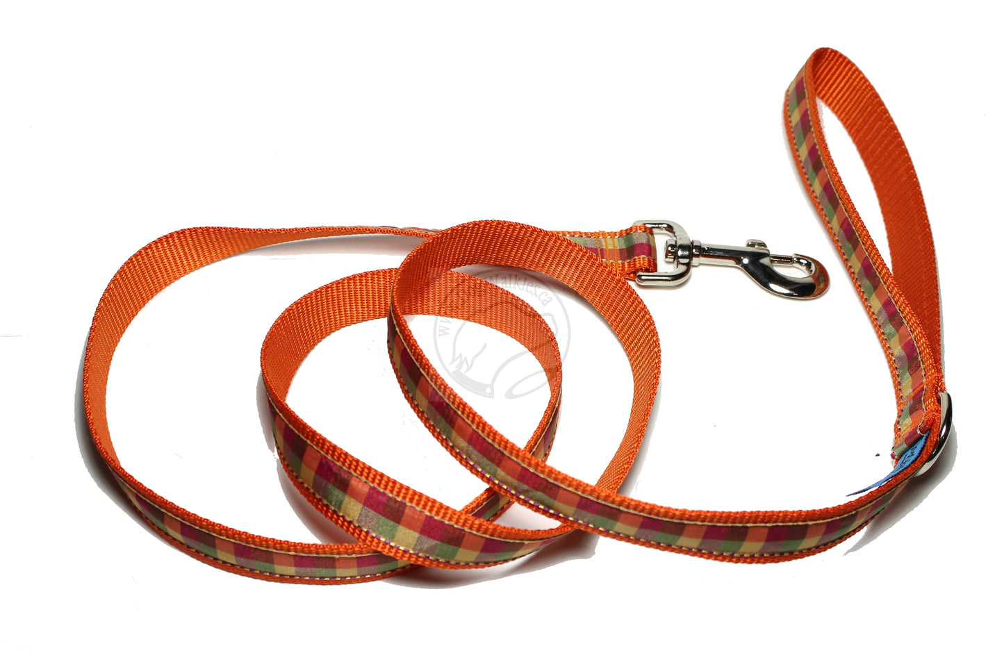 Tartan Dog Leash - Fall Plaid