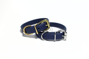Navy Blue Biothane Dog Collar - 5/8"(16mm) wide