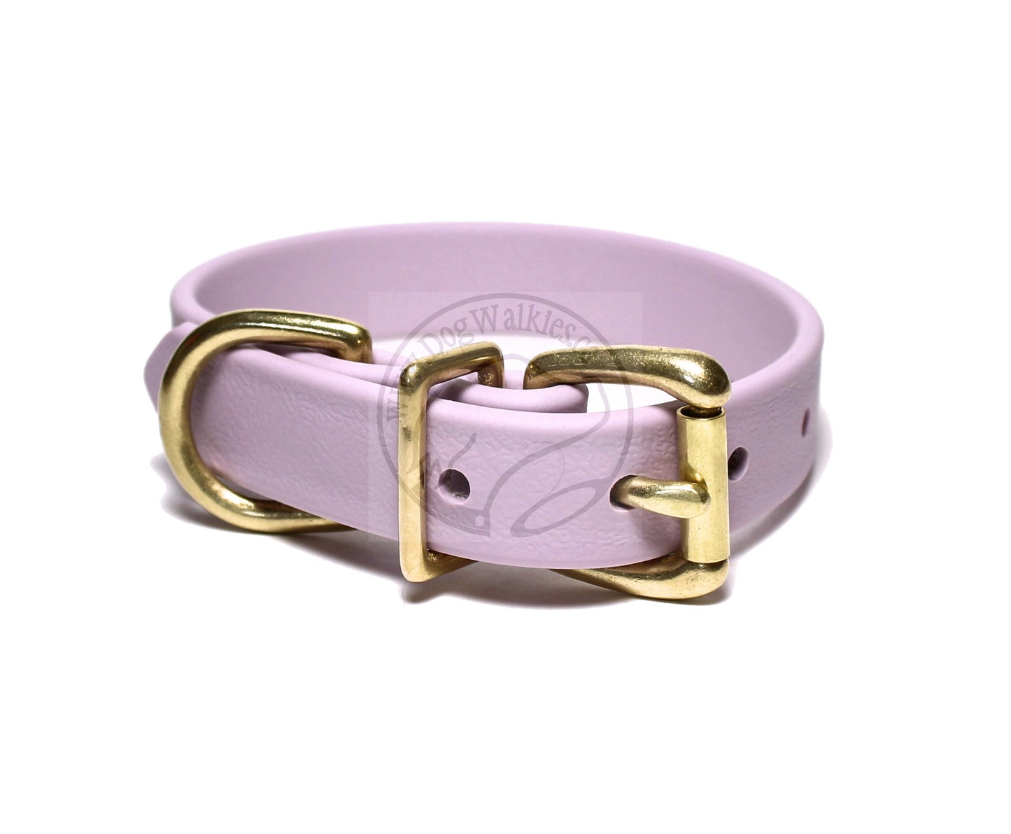 Lavender Purple Pastel Biothane Dog Collar - 3/4" (20mm) wide
