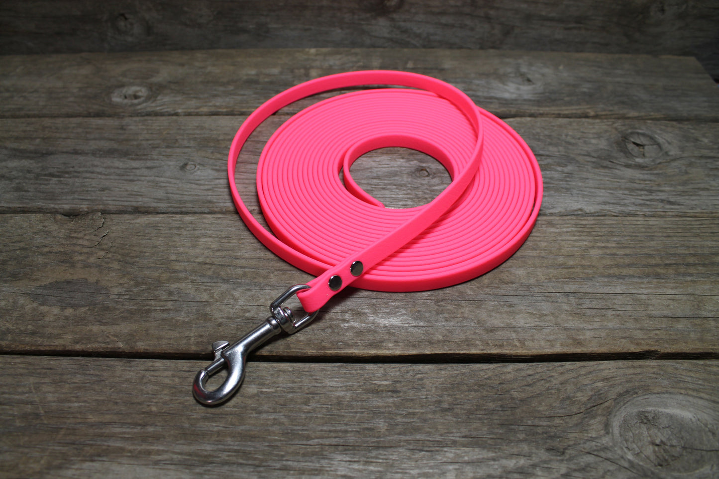 Lighter Weight Waterproof leashes - leash for cats - tracking recall long line - 3/8" (9mm) Biothane