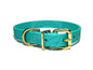 Teal Biothane Dog Collar - 3/4" (20mm) wide
