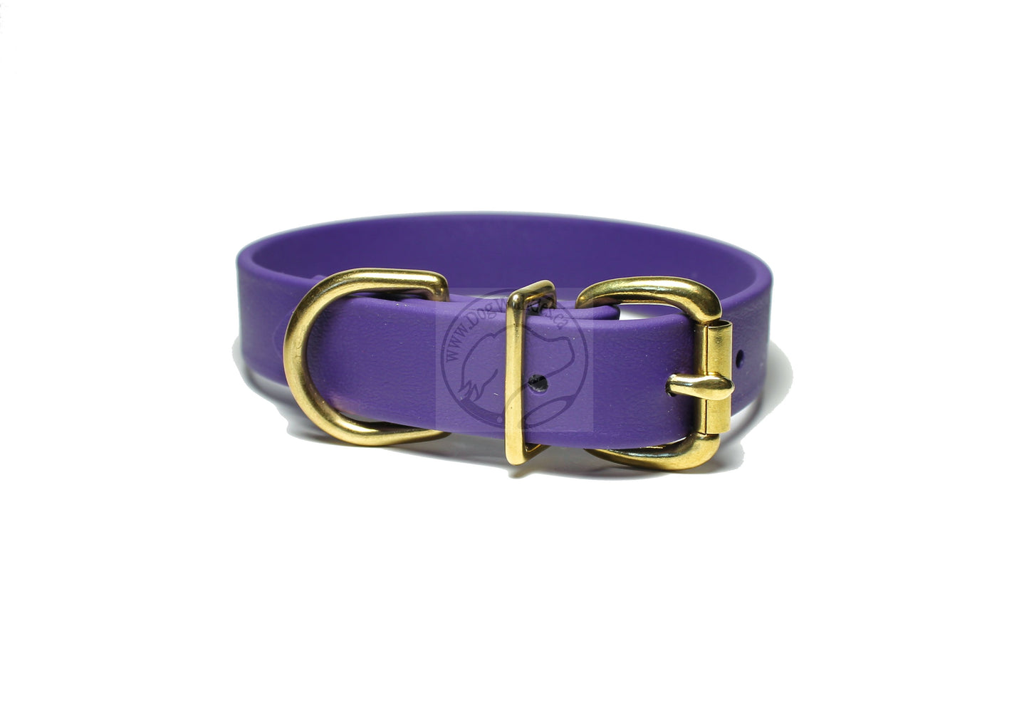 Royal Purple Biothane Dog Collar - 1 inch (25mm) wide