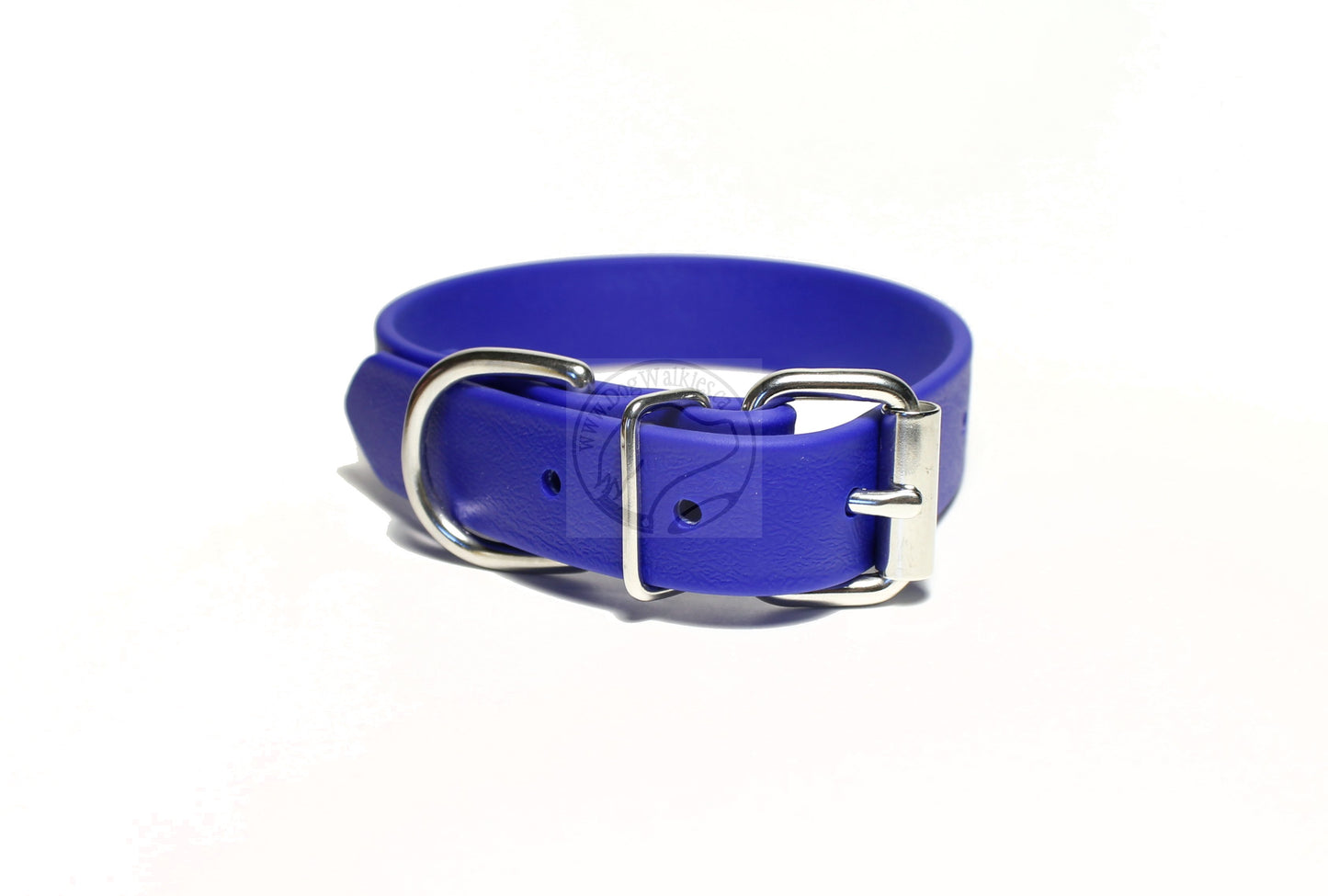 Royal Blue Biothane Dog Collar - 1 inch (25mm) wide