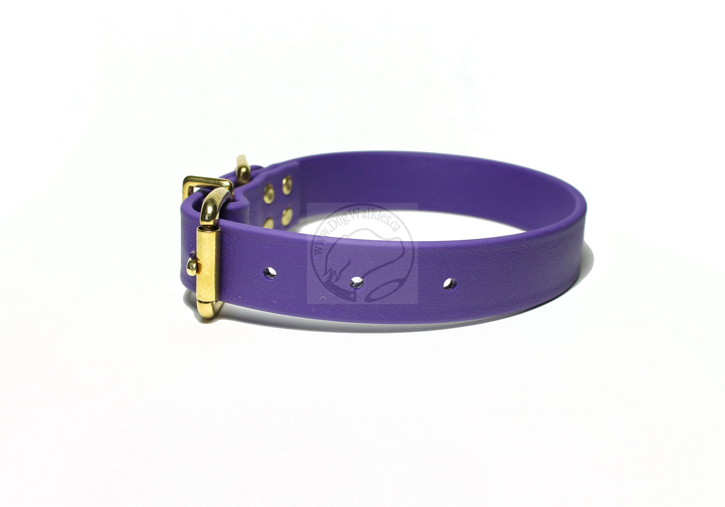 Royal Purple Biothane Dog Collar - 1 inch (25mm) wide
