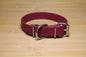 Wine Merlot Biothane Dog Collar - 1 inch (25mm) wide